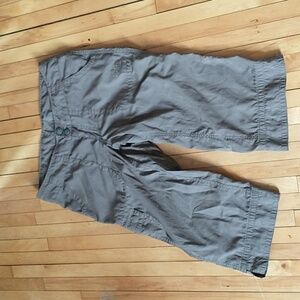 North Face  Capri Pant Nylon Hiking Olive Green 6